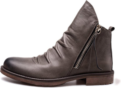 Heren Boots met Ritsluiting en Modern Ontwerp 3