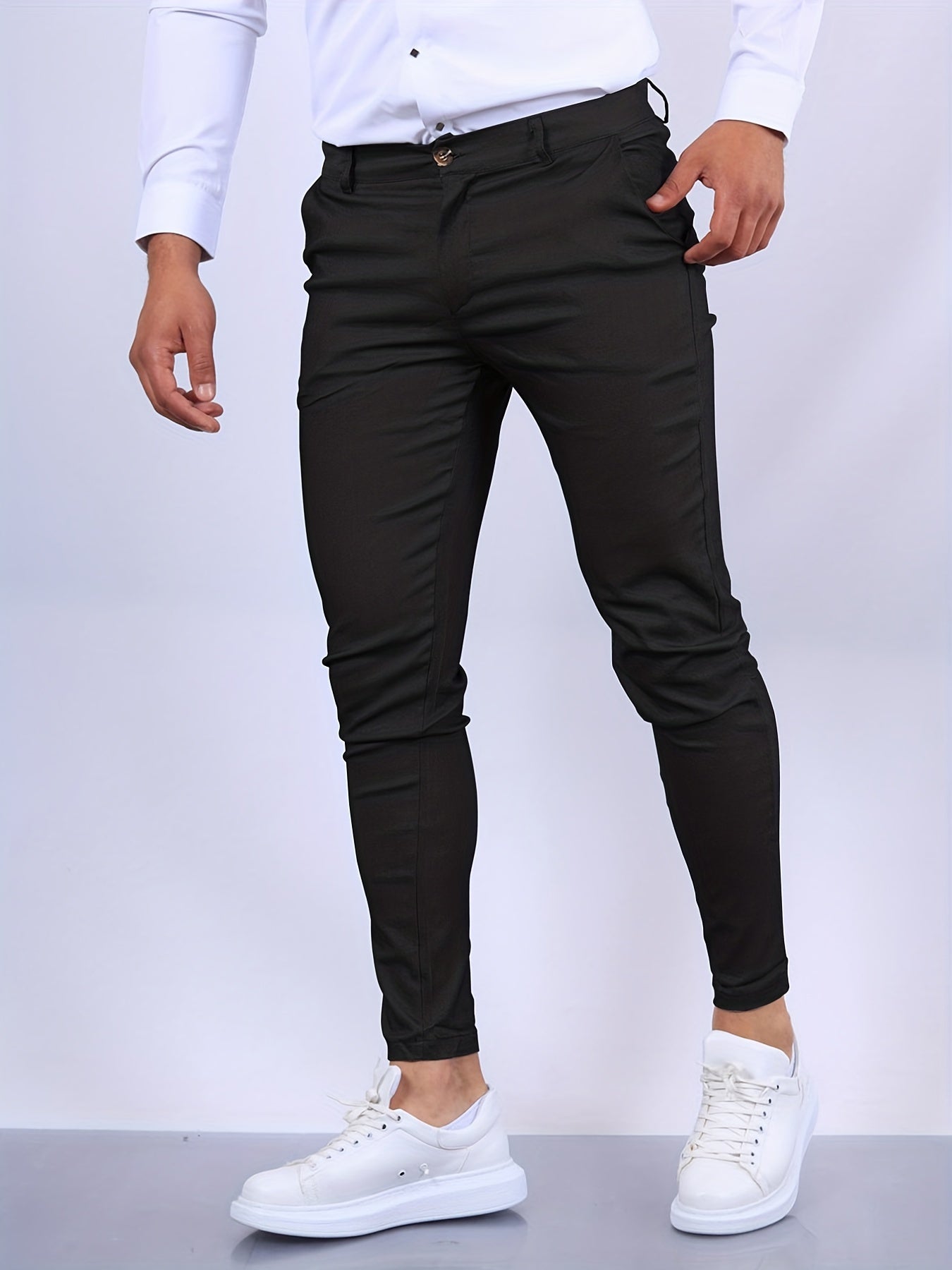 Heren Broeken Slim Fit met Moderne Snit en Nette Afwerking 3