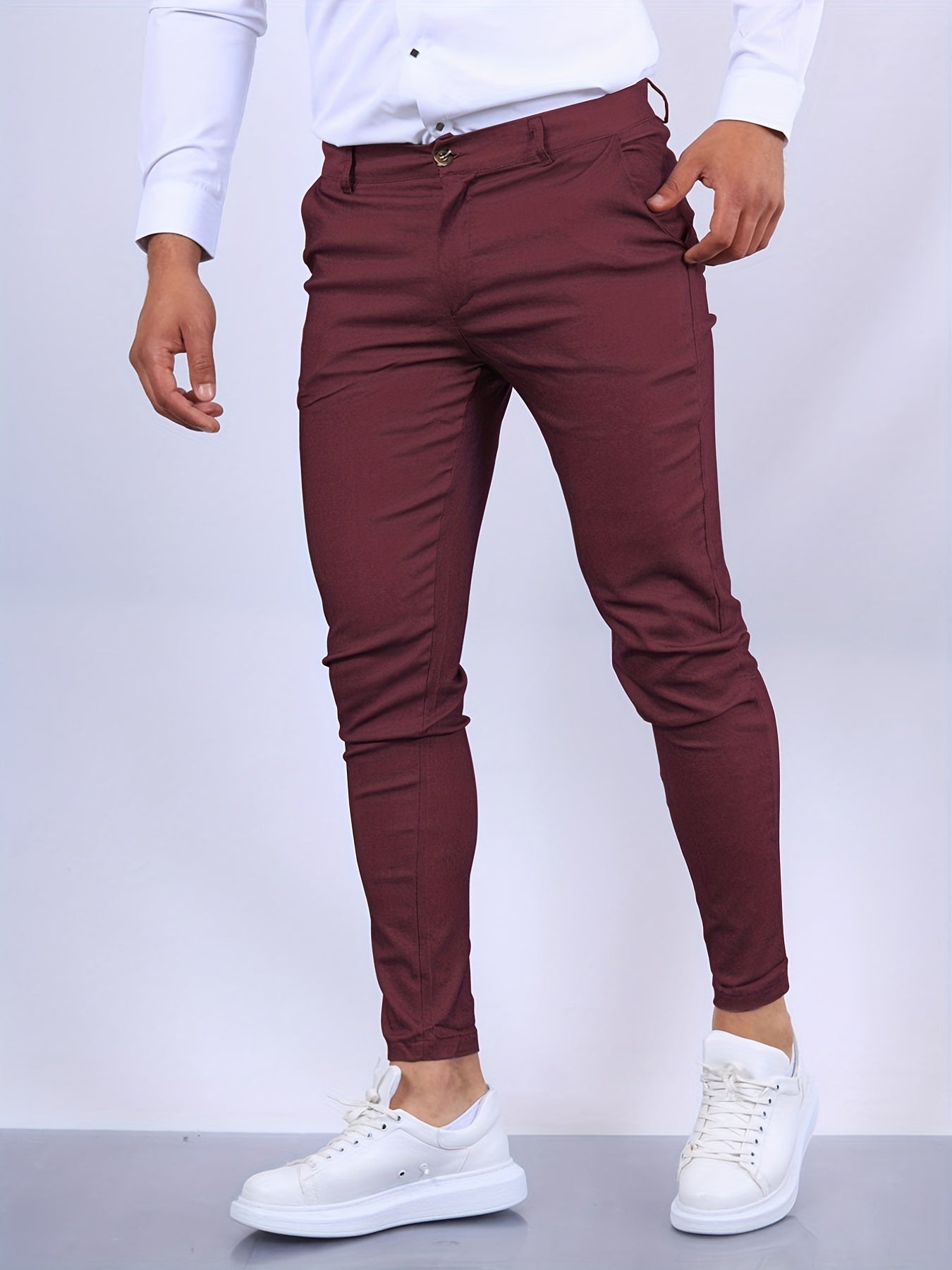 Heren Broeken Slim Fit met Moderne Snit en Nette Afwerking 6