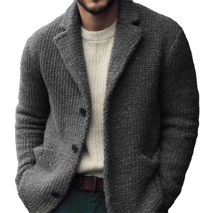 Heren Cardigan met Knopen en Lange Mouwen voor Casual en Semi-Casual Gebruik 0