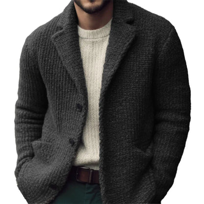 Heren Cardigan met Knopen en Lange Mouwen voor Casual en Semi-Casual Gebruik 1