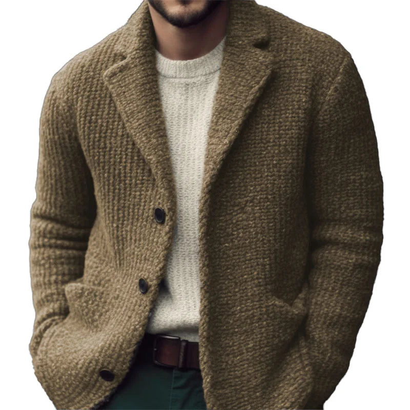 Heren Cardigan met Knopen en Lange Mouwen voor Casual en Semi-Casual Gebruik 2