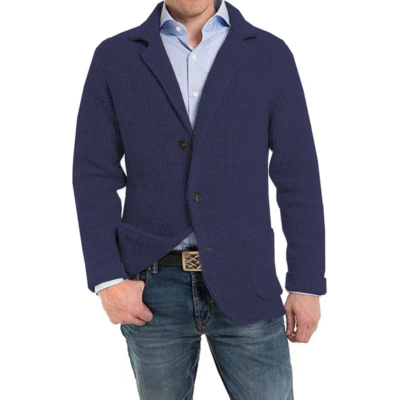 Heren Cardigan met Knopen en Lange Mouwen voor Casual en Semi-Casual Gebruik 3