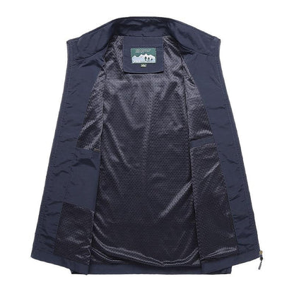 Heren Cardigan met Korte Mouwen en Sneldrogend Meshmateriaal 2