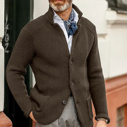 Heren Cardigan met Tijdloos Ontwerp en Comfortabele Pasvorm 0