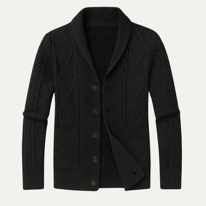 Heren Cardigan van 100% Kasjmier met Ontspannen Pasvorm en Luxe Comfort 3