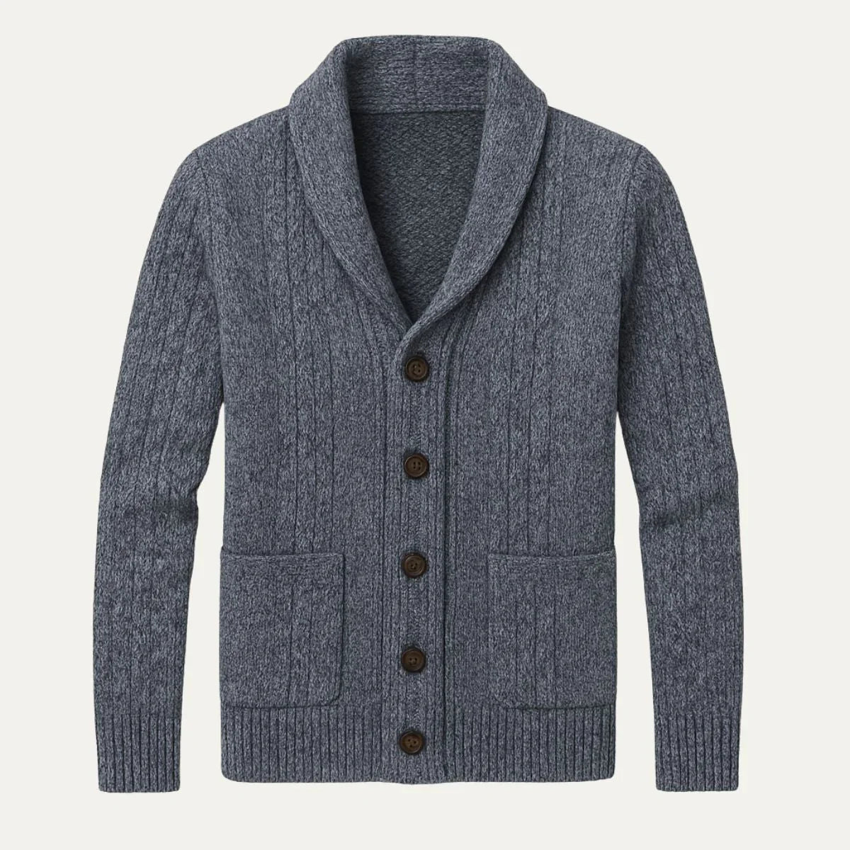 Heren Cardigan van 100% Kasjmier met Ontspannen Pasvorm en Luxe Comfort 4