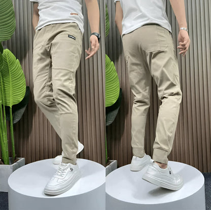 Heren Cargo Broek met Slanke Snit en Rekbare Stof voor Comfort en Functionaliteit 2