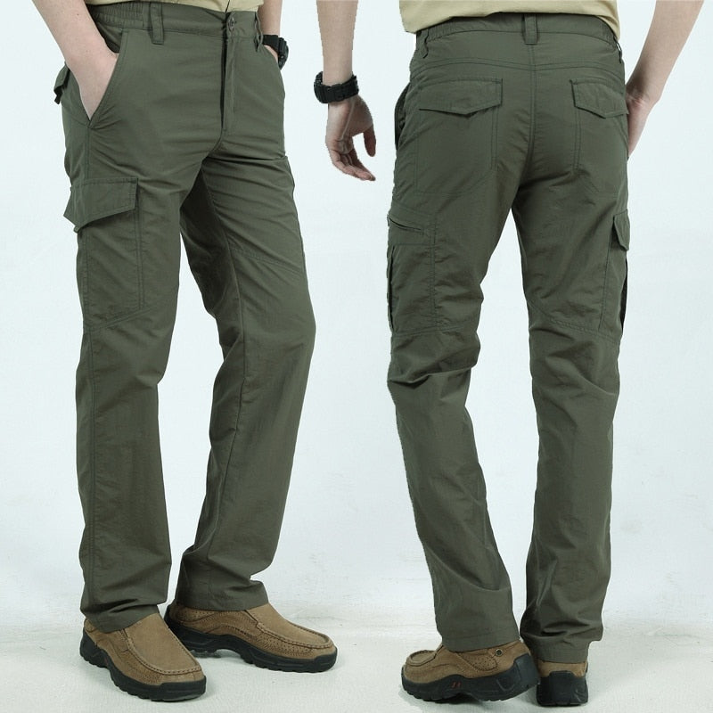 Heren Cargo Broek met Tactische Zakken voor Outdoor Gebruik