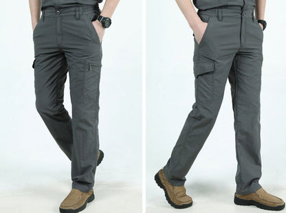 Heren Cargo Broek met Tactische Zakken voor Outdoor Gebruik