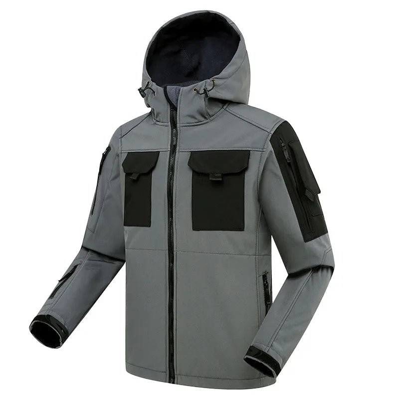Heren Tactische Outdoor Set Jas en Broek met Cargozakken