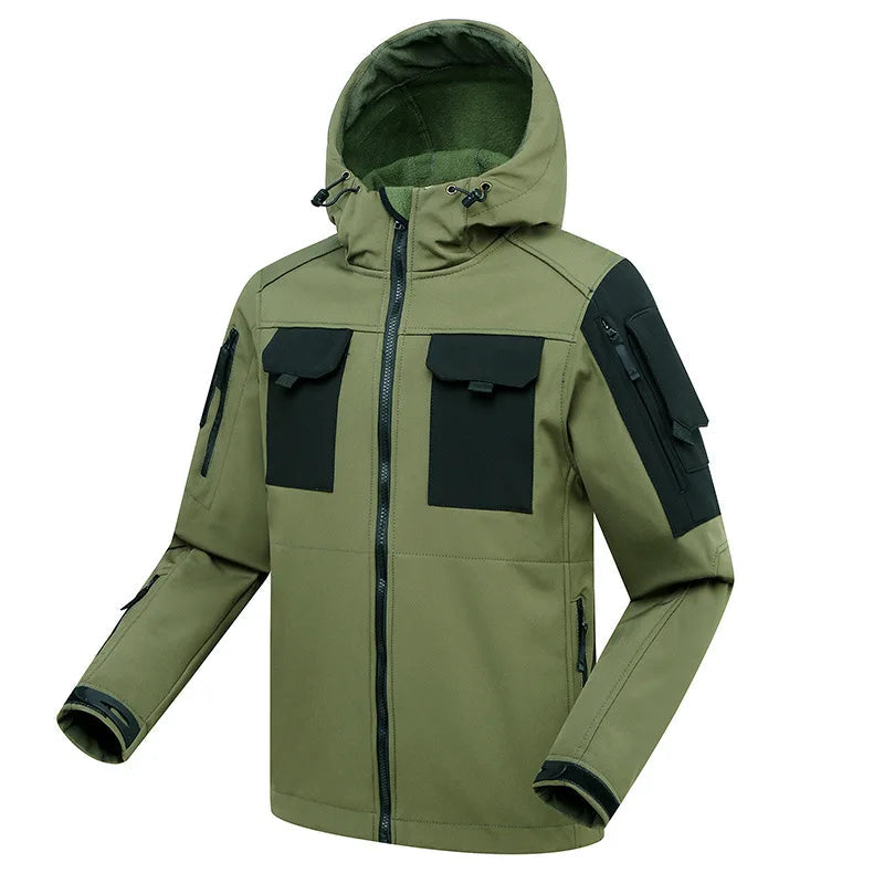 Heren Cargo Set met Jas en Broek voor Buitenactiviteiten en Ruime Pasvorm 2