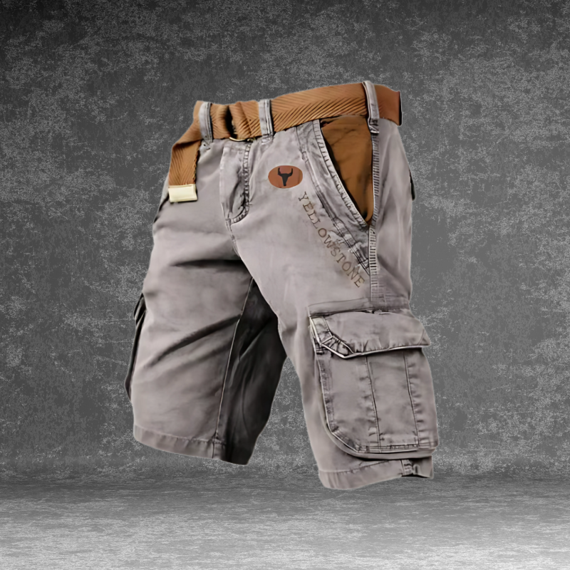 Heren Cargo Shorts met Comfortabele Pasvorm en Meerdere Zakopties 0