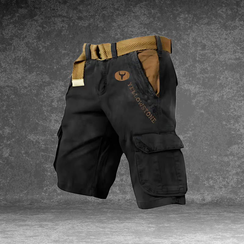 Heren Cargo Shorts met Comfortabele Pasvorm en Meerdere Zakopties 1