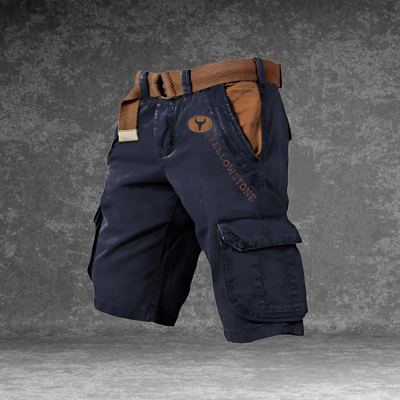 Heren Cargo Shorts met Comfortabele Pasvorm en Meerdere Zakopties 2