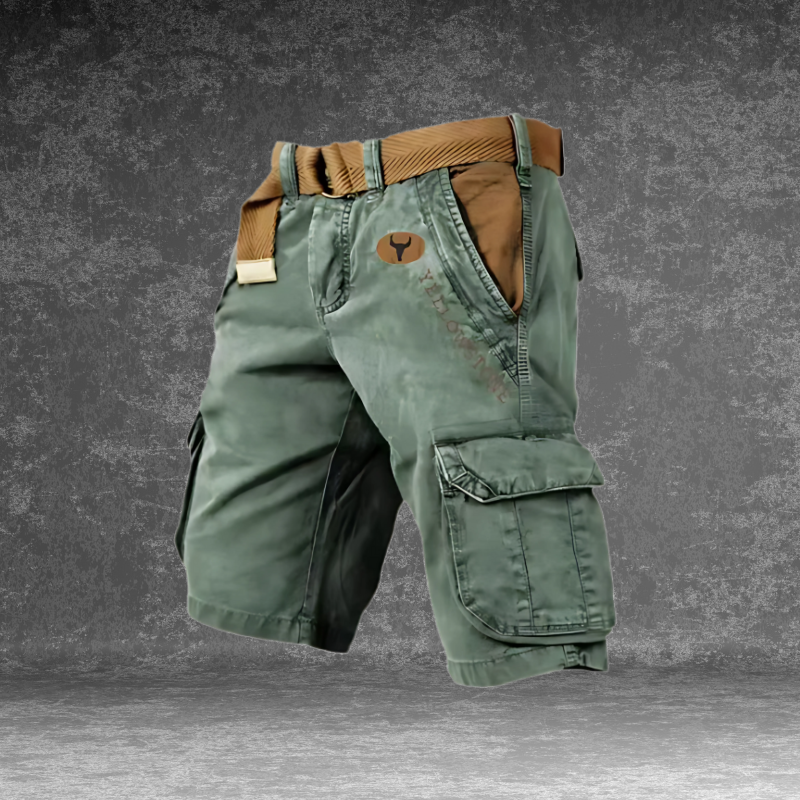 Heren Cargo Shorts met Comfortabele Pasvorm en Meerdere Zakopties 6