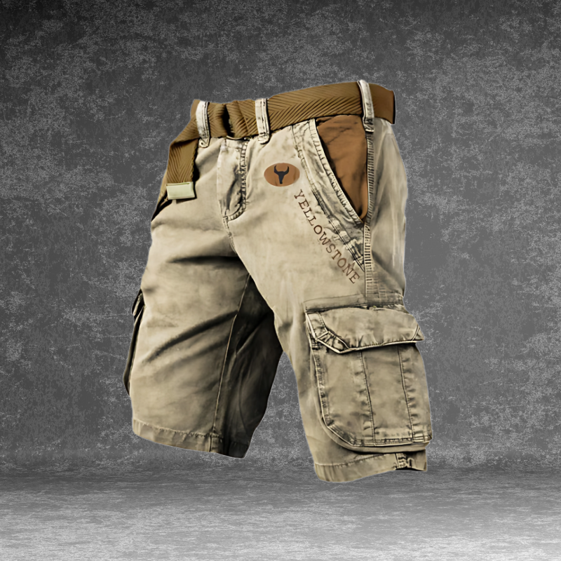 Heren Cargo Shorts met Comfortabele Pasvorm en Meerdere Zakopties 7