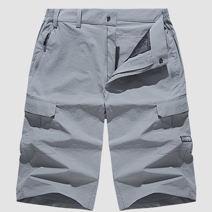Heren Cargo Shorts met Sneldrogende Stof en Meerdere Zakken 7