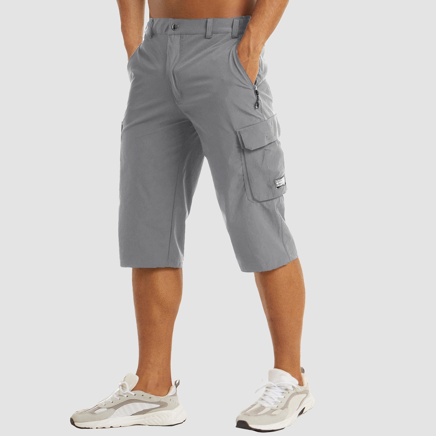 Heren Cargo Shorts met Sneldrogende Stof en Meerdere Zakken 8