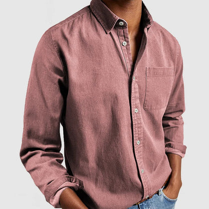 Heren Casual Katoenen Overhemd voor Dagelijks Gebruik 6