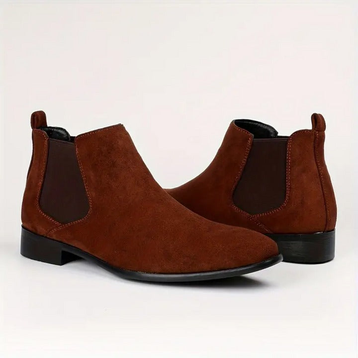 Heren Chelsea Boots met Elastische Zijkanten