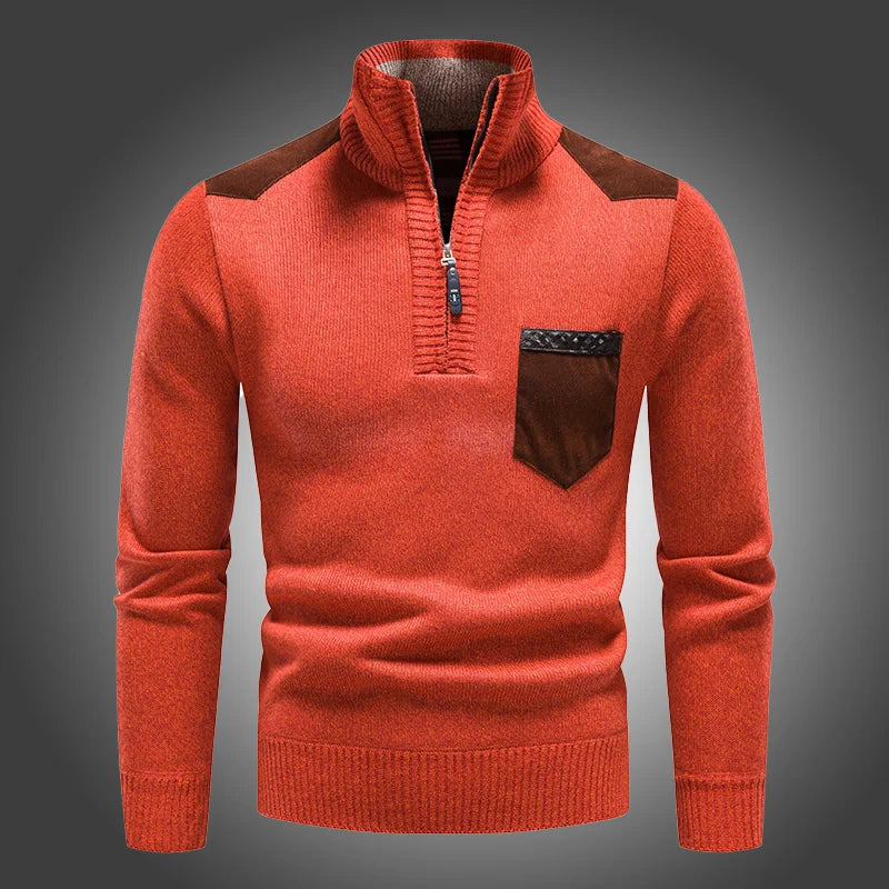 Heren Coltrui met Hoge Nek en Halve Rits voor Wintercomfort 2