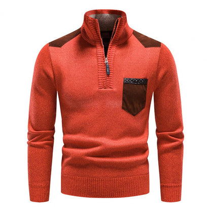 Heren Coltrui met Hoge Nek en Halve Rits voor Wintercomfort 3