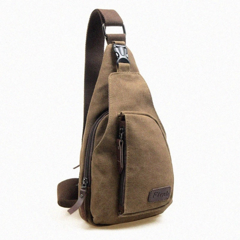 Heren Crossbody Tas met Waterdichte Eigenschappen en Verstelbare Schouderriem 0