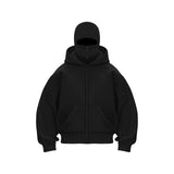 Heren Hoodie met Geïntegreerde Maskerkap en Verstelbare Capuchon