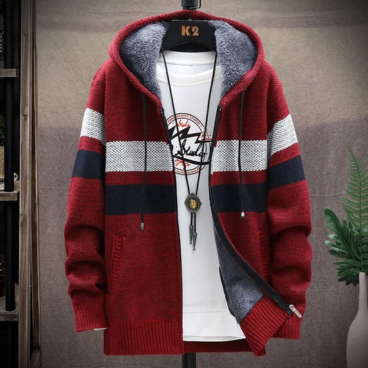 Heren Hoodie met Kleurblokontwerp en Lange Mouwen 0