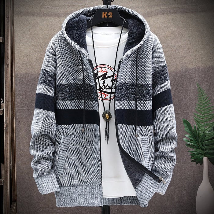 Heren Hoodie met Kleurblokontwerp en Lange Mouwen 3