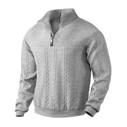 Heren Hoodie met Kwart Rits en Relaxed Fit 4