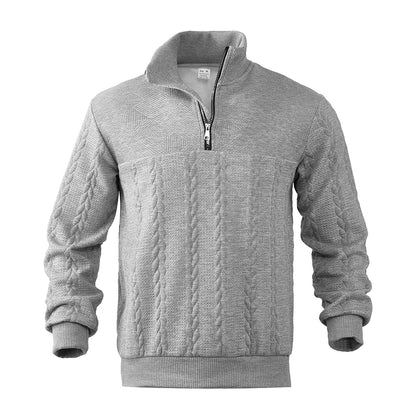 Heren Hoodie met Kwart Rits en Relaxed Fit 5
