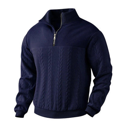 Heren Hoodie met Kwart Rits en Relaxed Fit 6