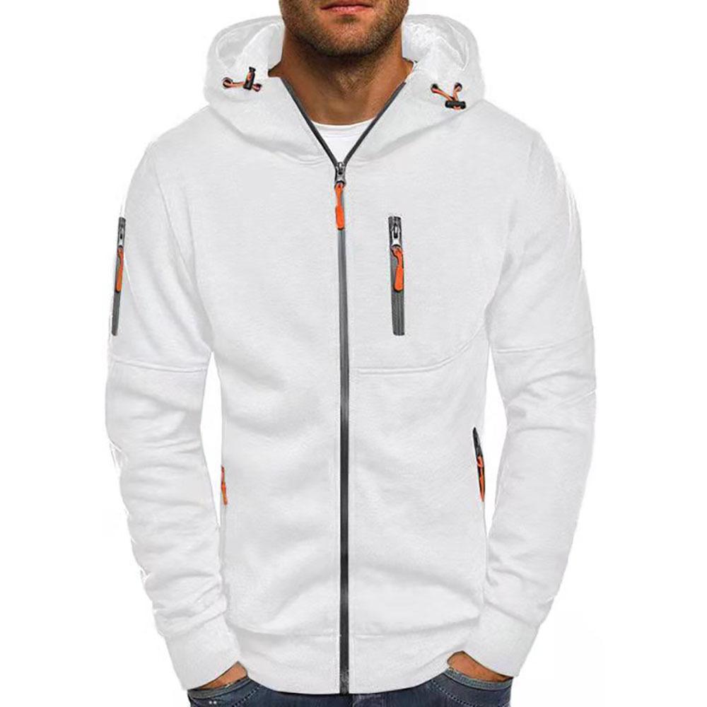 Heren Hoodie met Rits en Comfortabele Pasvorm 5