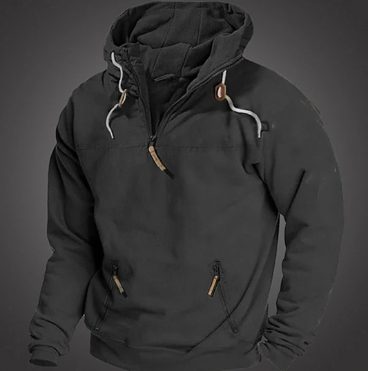 Heren Hoodie met Stijlvol Ontwerp en Ademend Materiaal 0