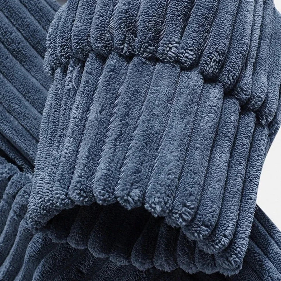 Heren Hoodie van Ultra Zachte Katoenen Blend met Corduroy Textuur 2