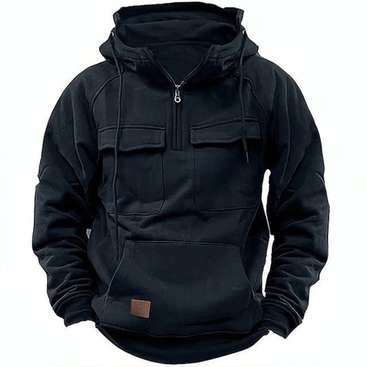 Heren Hoodie van Zachte Katoen met Warmte en Comfort 0