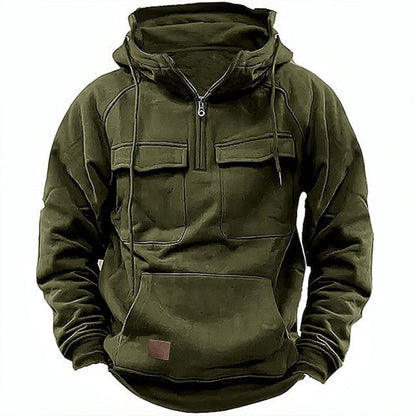 Heren Hoodie van Zachte Katoen met Warmte en Comfort 1