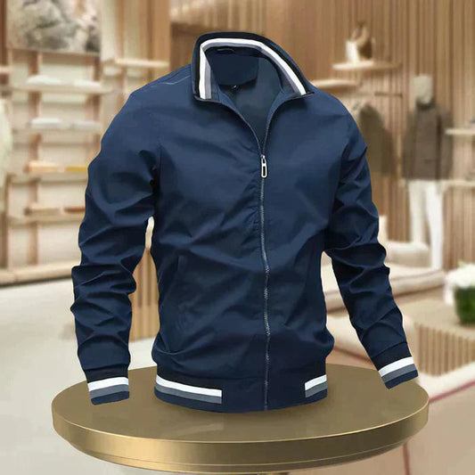Heren Jack met Rippdetails en Comfortabele Pasvorm 0