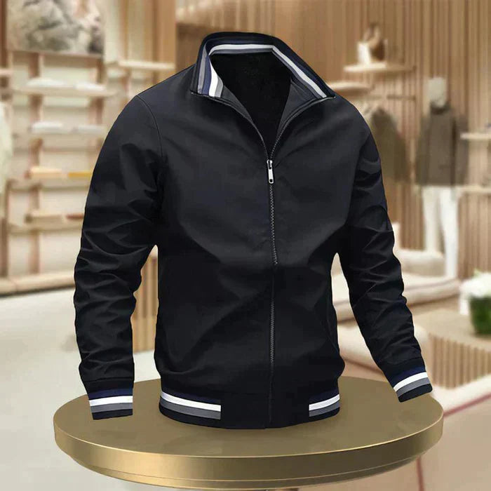 Heren Jack met Rippdetails en Comfortabele Pasvorm 1