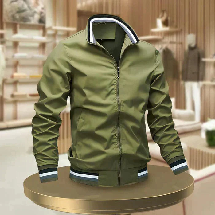 Heren Jack met Rippdetails en Comfortabele Pasvorm 4