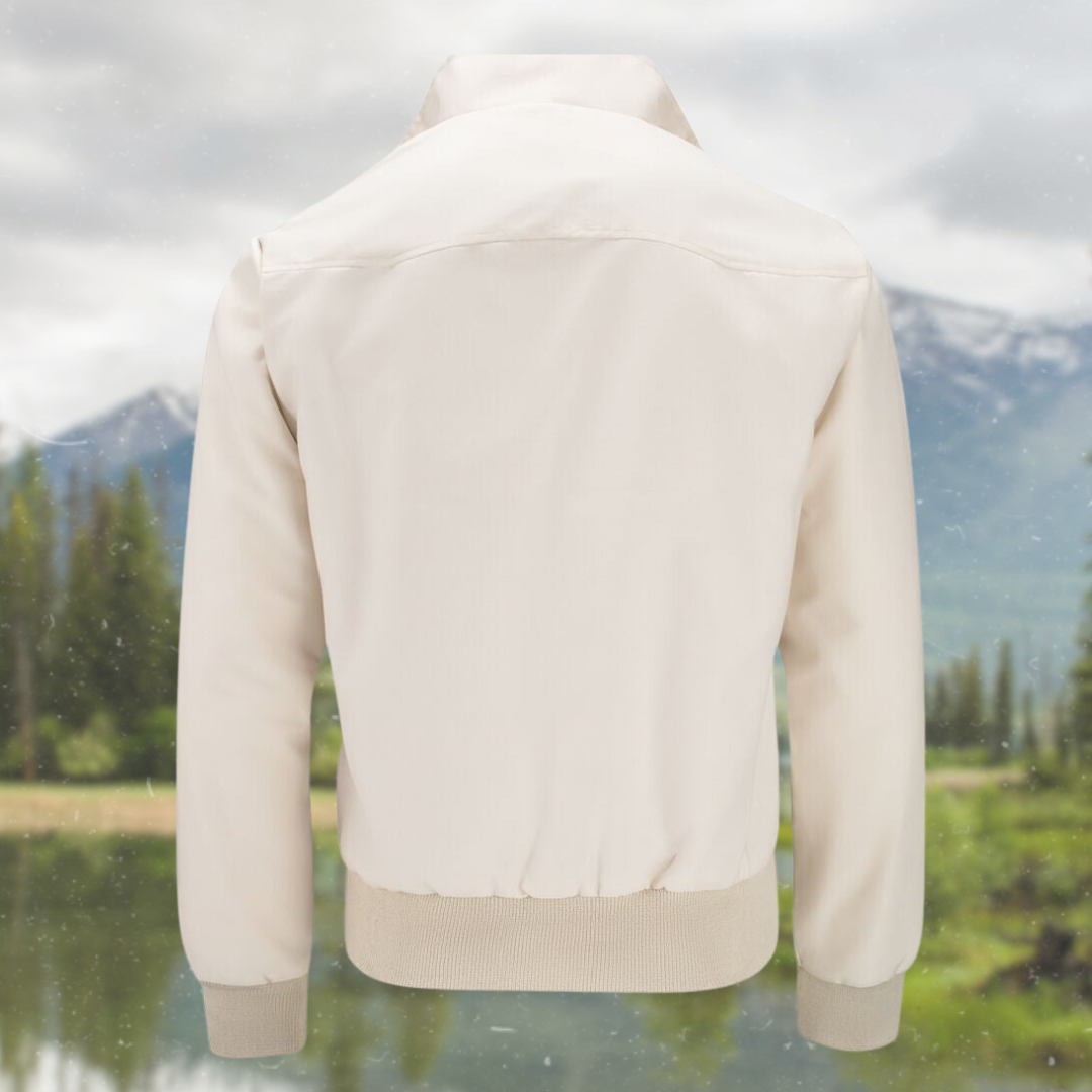 Heren Jack met Tailored Schouders en Ribgebreide Mouwen 8