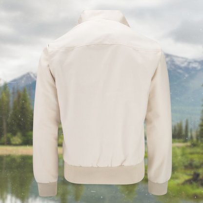 Heren Jack met Tailored Schouders en Ribgebreide Mouwen 8