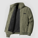 Heren Jack van Corduroy met Sherpa Voering en Comfortabele Pasvorm