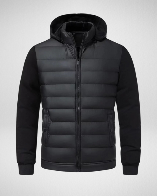 Heren Jas Winter met Capuchon en Waterafstotend Materiaal 0
