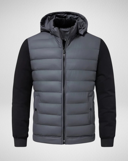 Heren Jas Winter met Capuchon en Waterafstotend Materiaal 2