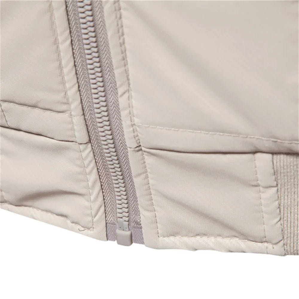 Heren Jas met Gequilt Ontwerp en Ribgebreide Mouwen voor Winter 5