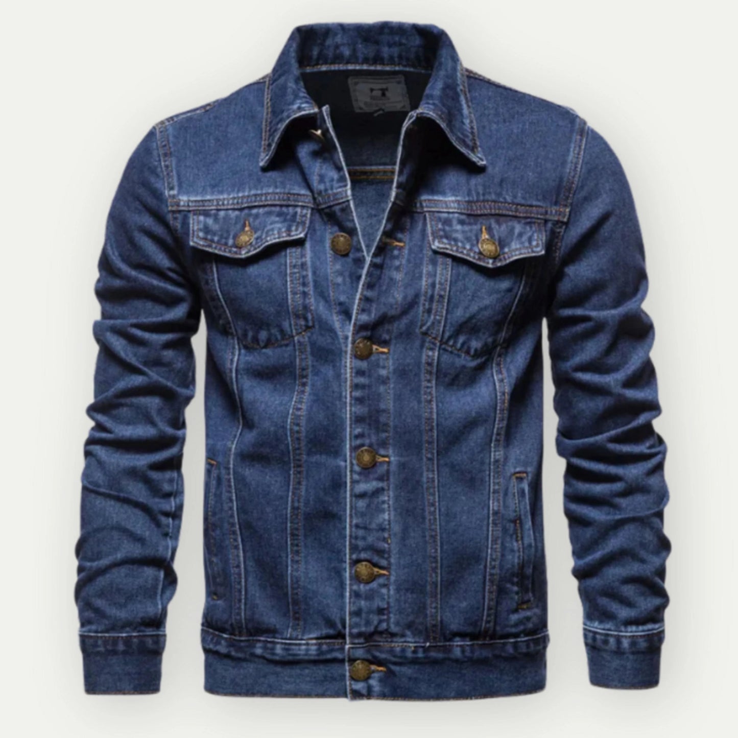 Heren Jas met Verstelbare Details en Tijdloze Stijl 1