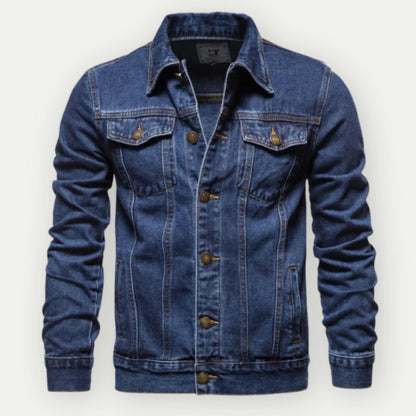 Heren Jas met Verstelbare Details en Tijdloze Stijl 1